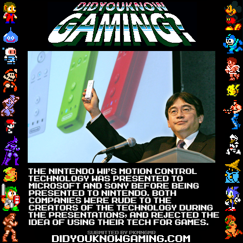 Porn didyouknowgaming:  Nintendo Wii.  http://www.computerandvideogames.com/378029/features/revolution-the-story-of-wii/ photos