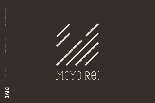 MOYORe: logomark 新潟駅の玄関口にオープンする複合型シェアスペースMOYORe:（モヨリ）ブランディングデザイン。ロゴマーク開発／ウェブサイト／ポスター／リーフレット／サイン計画／壁面