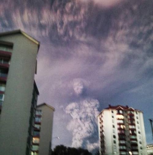 Y así fue evolucionando el Calbuco.  Y sí, vivo cerca. 