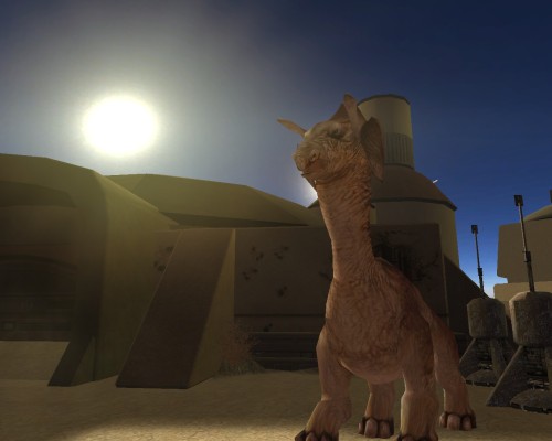 lesbianatris:   Tatooine (pronounced /tætu'in/; Jawaese: Tah doo Een e) was a desert world and the first planet in the binary Tatoo star system. It was part of the Arkanis sector in the Outer Rim Territories. It was inhabited by poor locals who mostly
