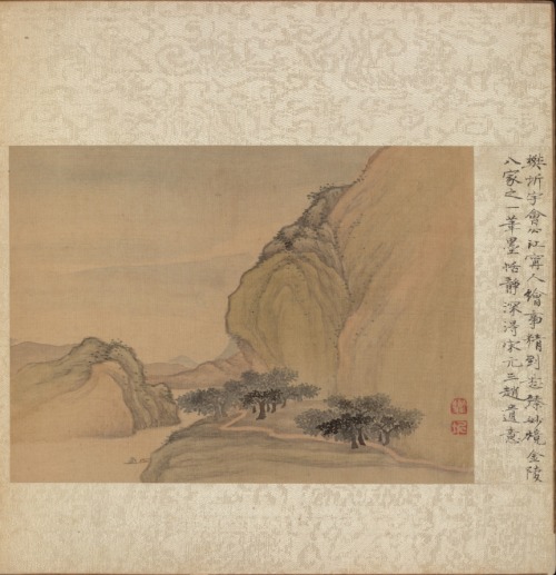 Album of Miscellaneous Subjects, Leaf 1, Fan Qi, 1600s, Cleveland Museum of Art: Chinese ArtLeaf 1 T