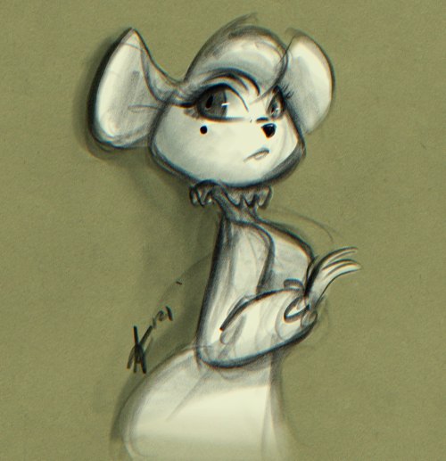 I haven’t drawn this character in awhile…I think(I draw a ton of mice, I can’t keep track anymore) .