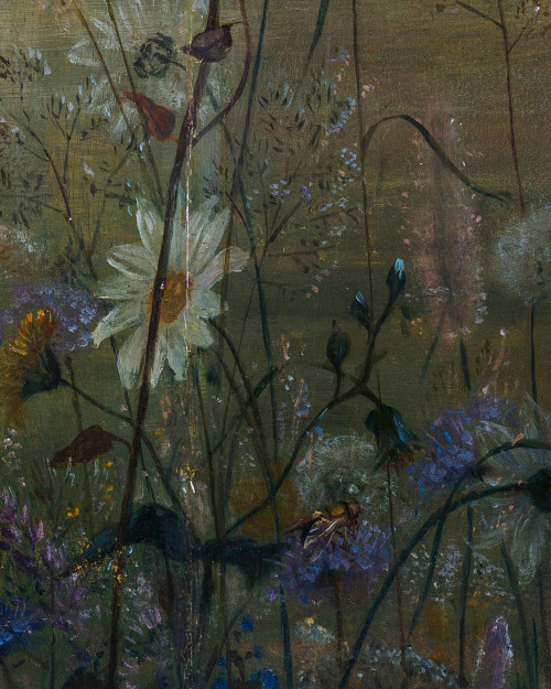 mysteriousartcentury:Louis Janmot (1814-1892), Flower of the Fields (Fleurs des champs), 1845, oil o