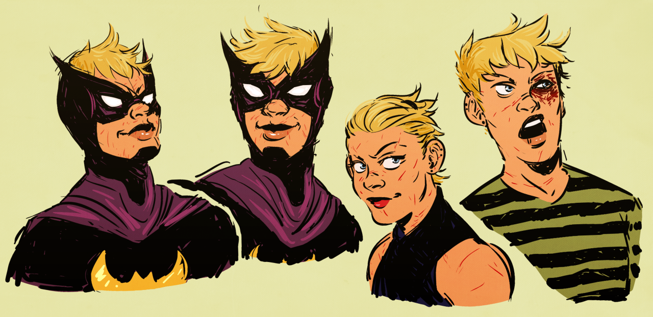 rachelpoulson: Hardass older Steph as Batwoman. This went up a few weeks ago on my