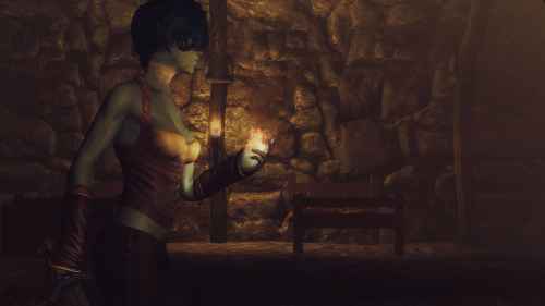 Anis Verethi gets the hell out of Helgen