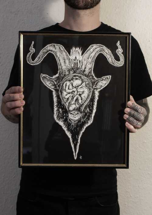 businessforsatan:  Hello everyone,Have some originals artwork on sale on my bigcartel store with artworks for Merrimack, Downfall Of Gaia…SHipping world wide.Thank you.http://businessforsatan.bigcartel.com/