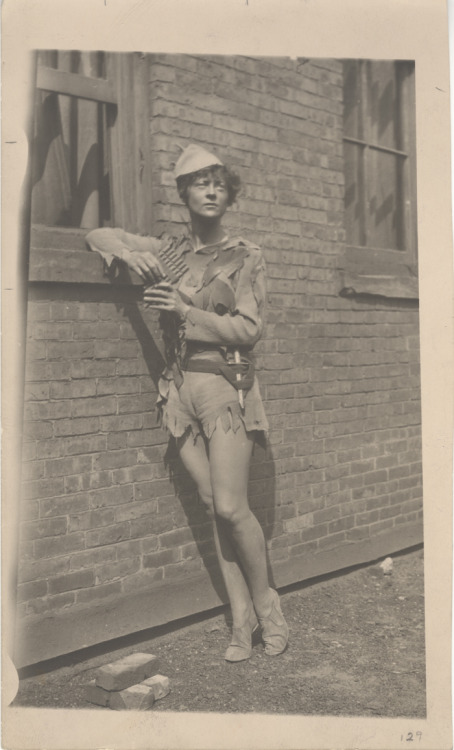 sirjmbarrie:Eva Le Gallienne as Peter Pan, 1928. Museum of the City of New York.
