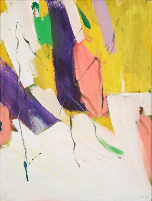 elaine-de-kooning: Untitled, Elaine de Kooning, 1981, Minneapolis Institute of Art: Paintingsabstrac