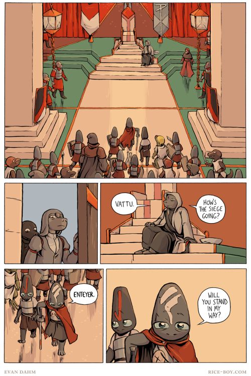 rice-boy.com/Pages 1218-1225 of my fantasy graphic novel Vattu are online to read right now! This is