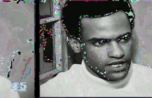 glitchphotography: Huey P. Newton, CBS Interview during his imprisonment in 1968 (07-12) { DXV3 Code