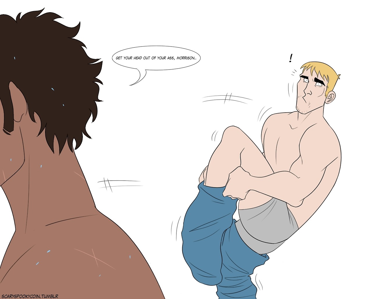 scaryspookycoin:     (°w°)b   A self-indulged comic where you’ll see Jack see