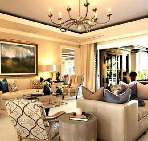Transitional Living Room In Miami Example Of A Huge Transitional Formal And Open Concept Living Room