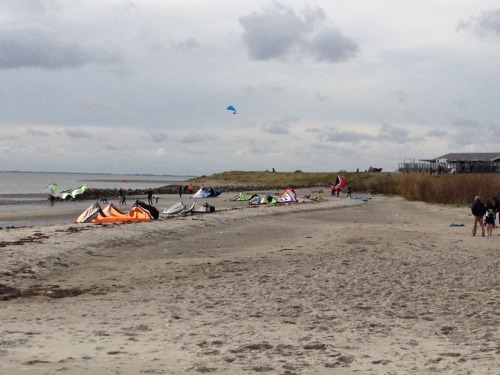 Kitesurf spot Baarland, Sealand Holland.