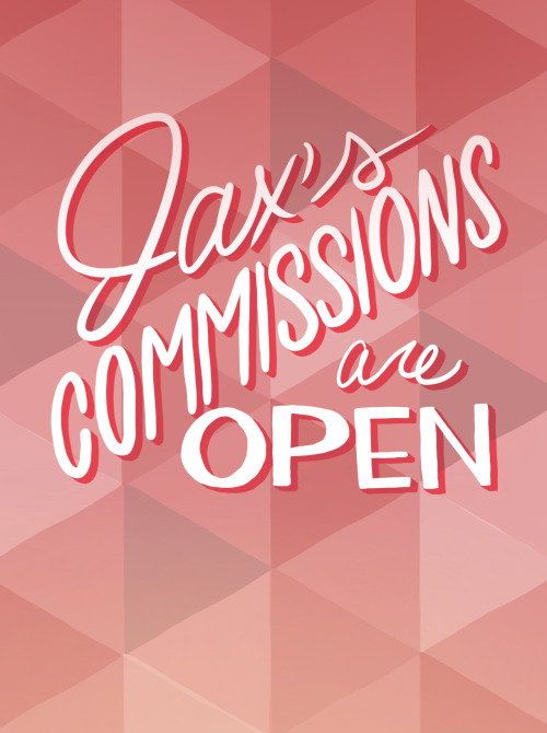 Due to the financial hardships of the Covid situation, I’m opening commissions! If you’r