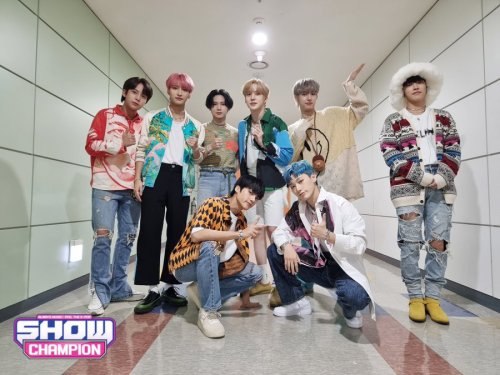 [211013] ATEEZ @ MBC Show Champion, backstageCredit: showchampion1 