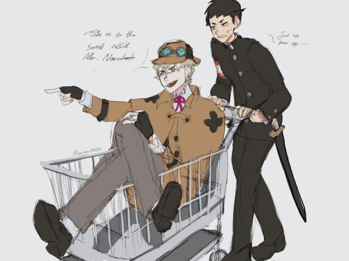 (the great ace attorney fan art + a bunch of DGS sketches)in one of my earlier fanarts I said I wasn