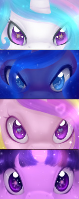 twilightsprinkle:  Princess Eyes by Neko-luvz