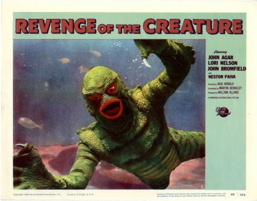 Revenge of the Creature lobby cards