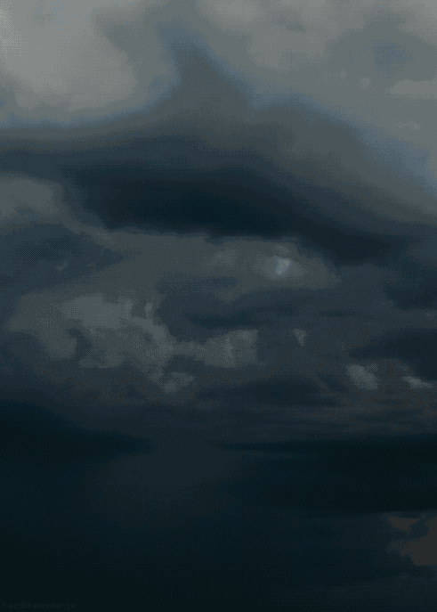 domina-et-servus:  Alone, he is crushed by clouded dark. He pauses at the edge of