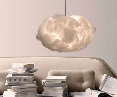 awesomeshityoucanbuy:  Cloud LampshadeBring a little bit of mother nature’s beauty into your home with the cloud lampshade. This unique cloud won’t bring rain, hail, or snow, but it will provide the room with some soothing ambient lighting that friends