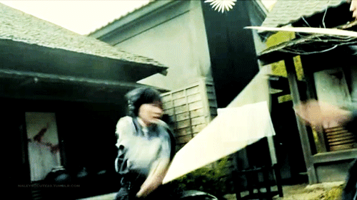 naleysocute23:Rurouni Kenshin: Kyoto Inferno (2014): Kenshin vs Soujiro Stick