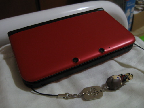 ruffpuff:  We got batteries for the camera! :D I’ve never posted a picture of my 3DS because my brothers phone broke, which was the only thing I had pictures on when I got my XL. We lost so many photos. ;n;