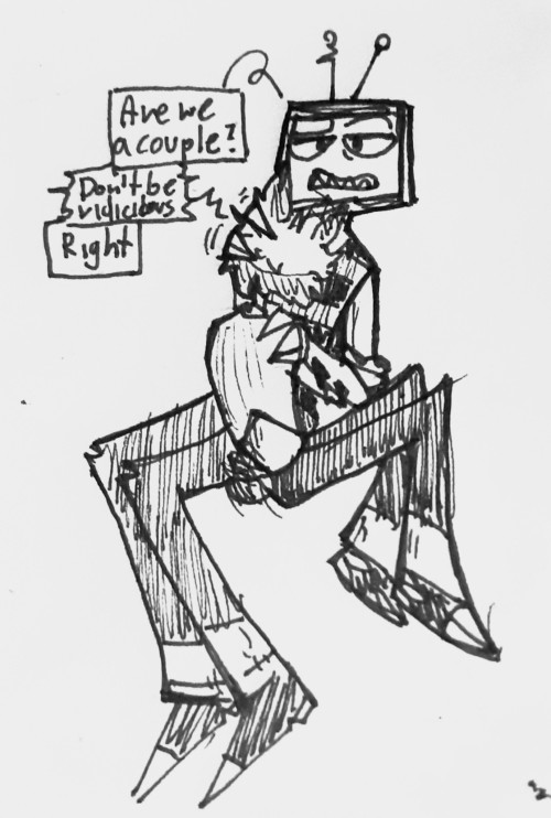 Some Really Shitty Doodles Of Radiostatic.