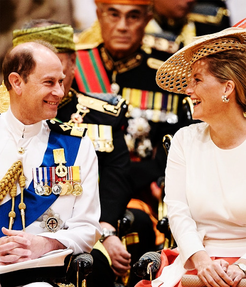 Their Royal Highnesses The Earl and Countess of Wessex in Brunei for HM The Sultan of Brunei’s