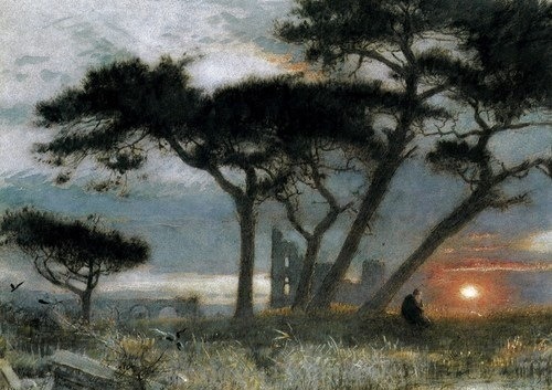 Whitby Abbey, Albert Goodwin