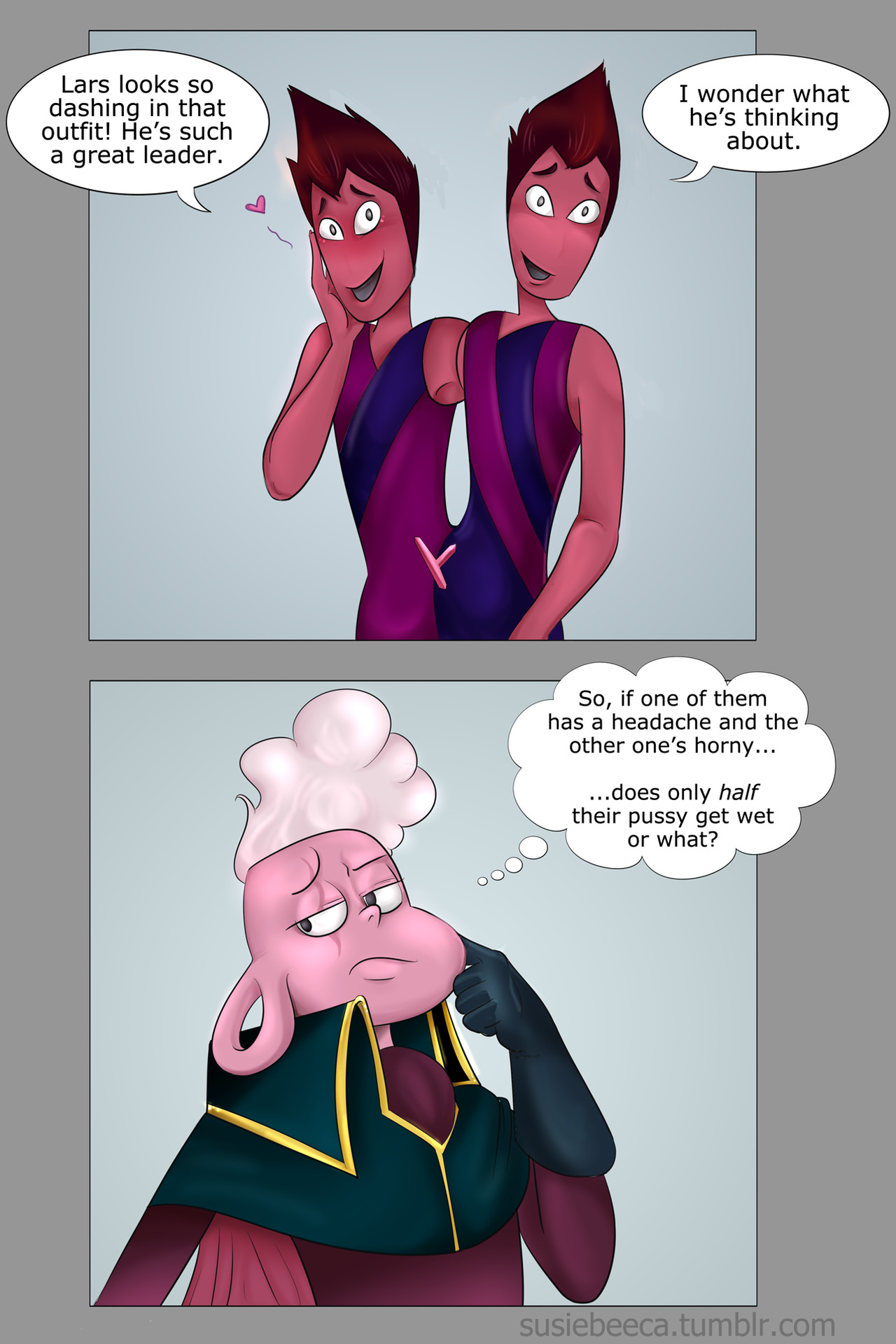 You never want to know what Lars is thinking about.(Also, am I the only one who likes