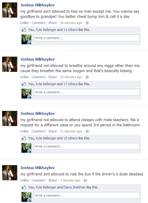 imsohornyithurts:  highmiranda:  badtexter:  who gave this kid a computer  I THOUGHT HE WAS GAY TURNS OUT HE’S NOT HE DOESN’t HAVE A GIRLFRIEND EITHER U LEARN SOMETHING NEW EVERY DAY  he knows how to cuff his chick