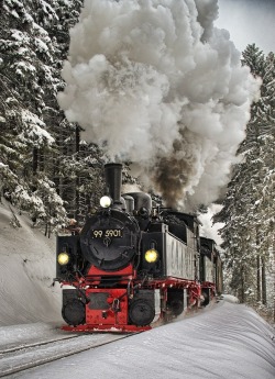 bluepueblo:  Snow Train, Bavaria, Germany