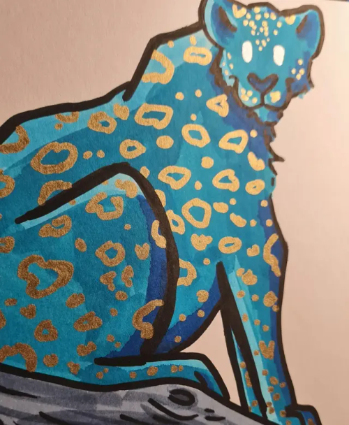 #cattember Day 9 - Leopard! Leopards Are One Of My Absolute Favourite Big Cats, But I Was So Tired And