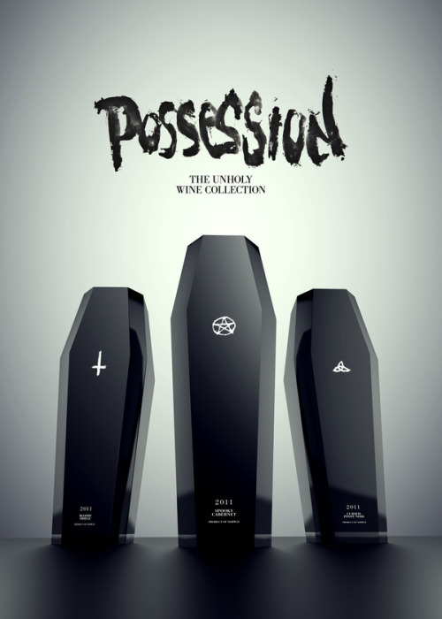 iwalkedwithaz0mbie:  fer1972:  Possession: The Unholy Wine Collection by Daniel Brokstad  Omg, I NEED these at my job! 