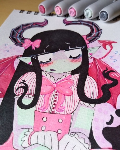 A ‘cute’ Demon and a ‘punk’ Fairy&hellip;? I really wanted to draw 