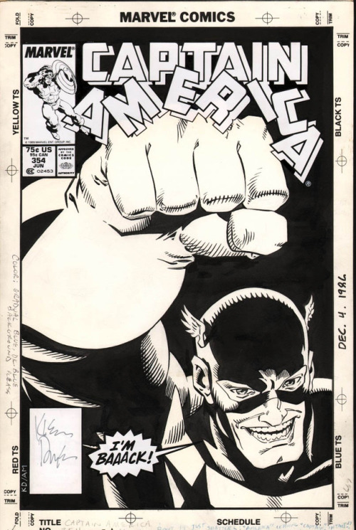 travisellisor - the cover toCaptain America (1968) #354 by...