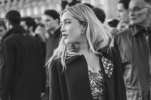 fitzwilliamsdarcy: FLORENCE PUGH Paris Fashion Week 2020