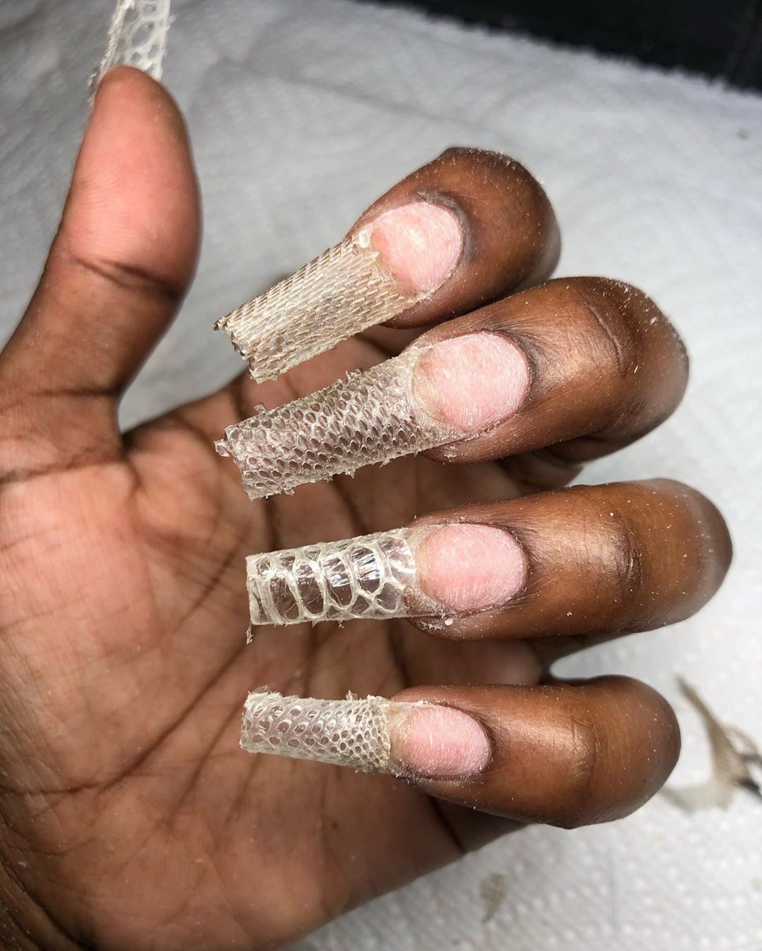 Stylish Nail Art Design Ideas To Wear in 2021 : Snakeskin nails