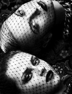 bestowmysubmissiveart:  Charlize Theron and Kristen Stewart by Mikael Jansson for Interview Magazine June/July 2012 