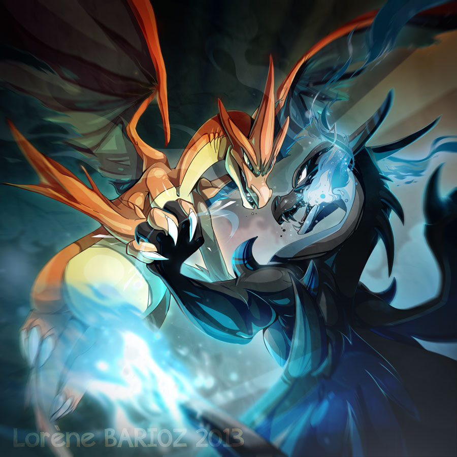 Mega Charizard X and Y by Dragibuz