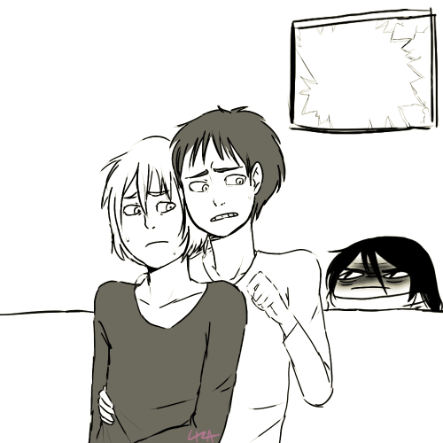 curryuku:tsubasa92:I’ve seen a lot of mikasa angry about eren x everyone-except-her, but my he