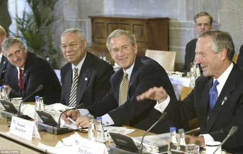 odinsblog:   GEORGE BUSH AND TONY BLAIR SECRETLY COLLUDED TO INVADE IRAQ A YEAR BEFORE DOING SO Jeb Bush should change his, “my brother kept us safe” routine to, “my brother lied about WMDs and helped create ISIS by knowingly starting a war-for-oil