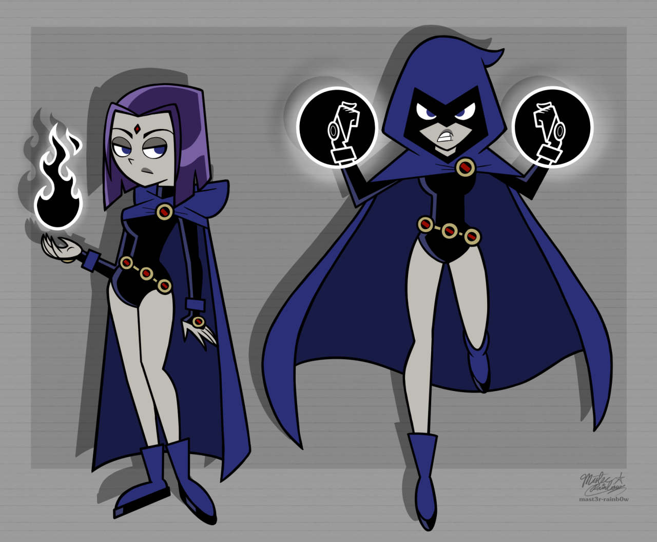 Legado dormitar cápsula C] 'Danny Phantom' Style: Raven (OG Teen Titans)... - Don't Underestimate  THIS Artist!