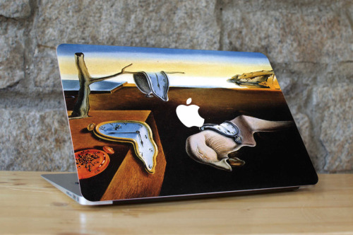 wordsnquotes:  culturenlifestyle:Artistic Computer Decals Inspired by Classical Art WallMac produces artistic removable Macbook skins. They create colorful and photographic prints that would appeal to anybody and caters to every kind of personality.