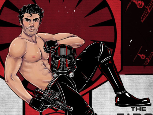 First Order Pinup PosterFirst Order Recruitment Pinup Poster feat. Tie Fighter Poe Dameron.Commissio