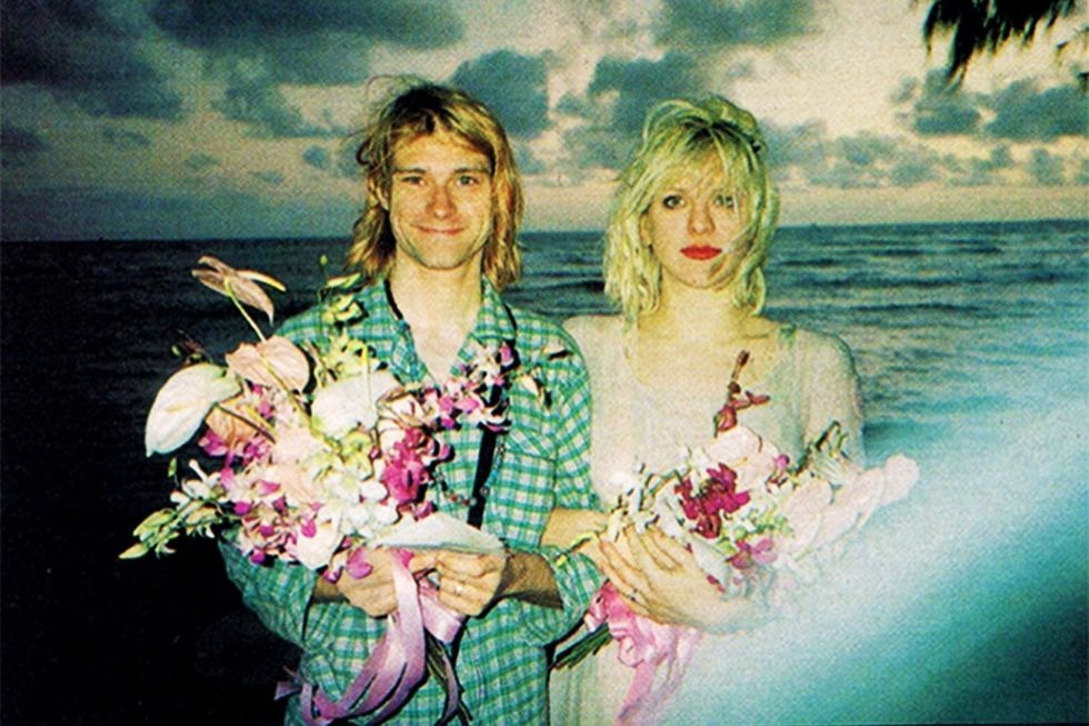 nirvananews:  February 24th, 1992 - Kurt Cobain &amp; Courtney Love are married