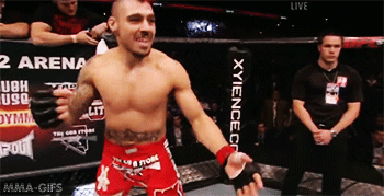 mma-gifs:  Dan “The Outlaw“ Hardy  I miss The Outlaw! -fms