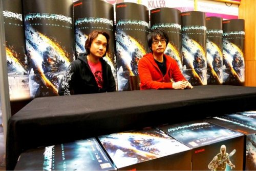 konami:Hideo Kojima METAL GEAR RISING World Tour.Shinkawa is effortlessly suave.