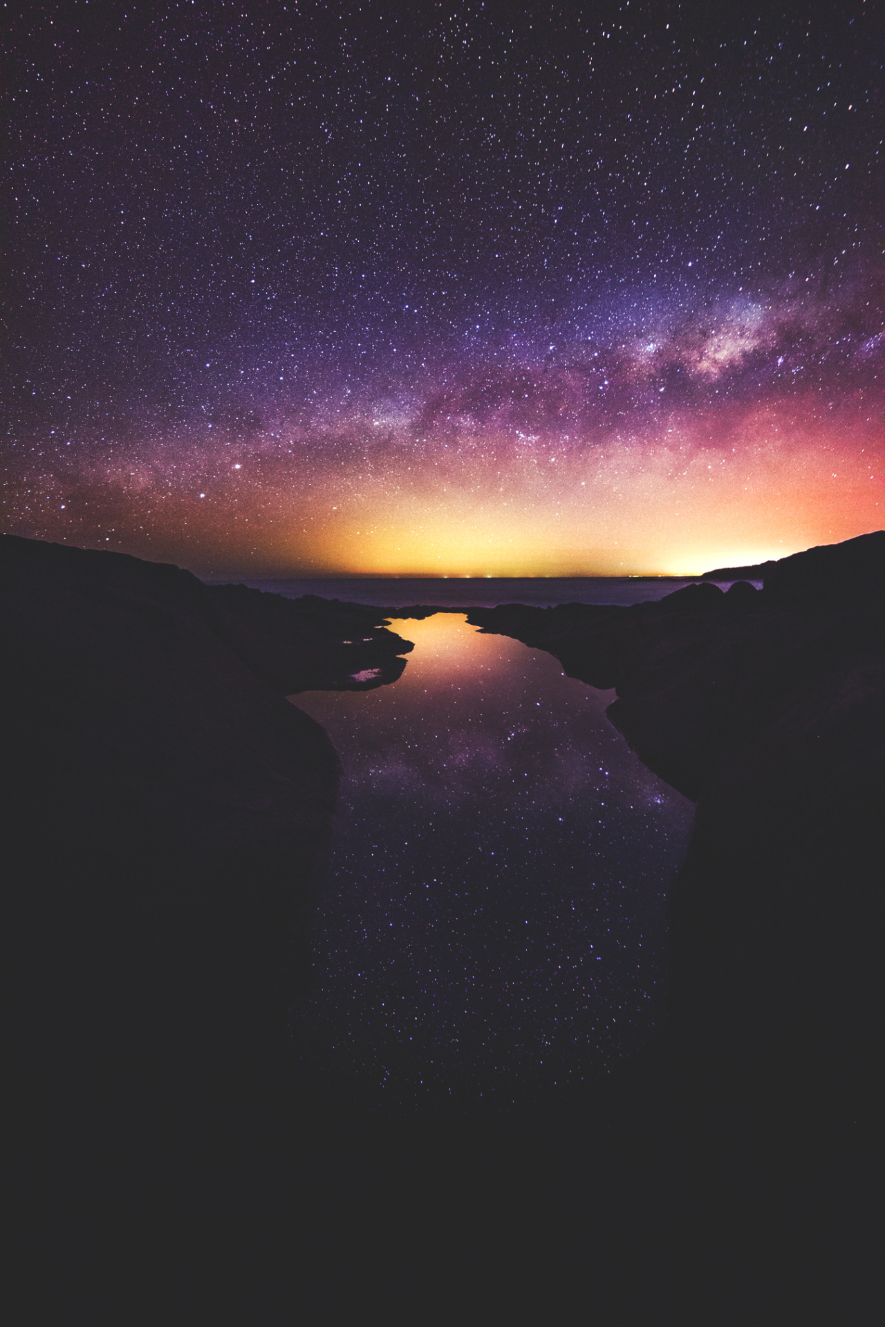 lmmortalgod:  Milky Way colour show