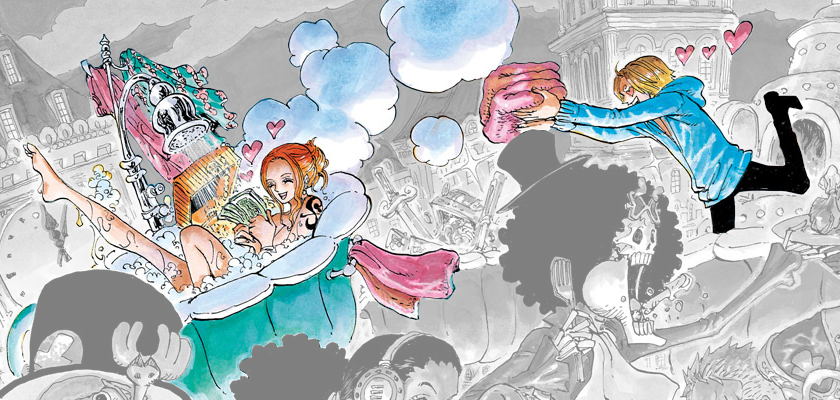 Sanji And Nami From One Piece Color Spread Chapter 676